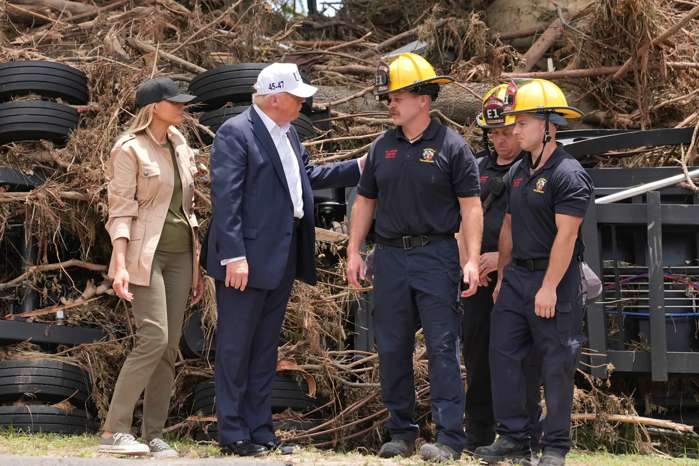 Trump visits flood-hit Texas as pressure builds over emergency response