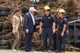 Trump visits flood-hit Texas as pressure builds over emergency response