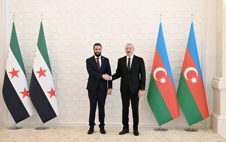 Syria's al Sharaa arrives in Azerbaijan for 1st official visit
