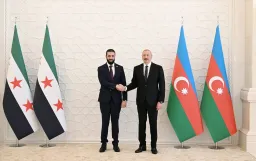 Syria's al Sharaa arrives in Azerbaijan for 1st official visit
