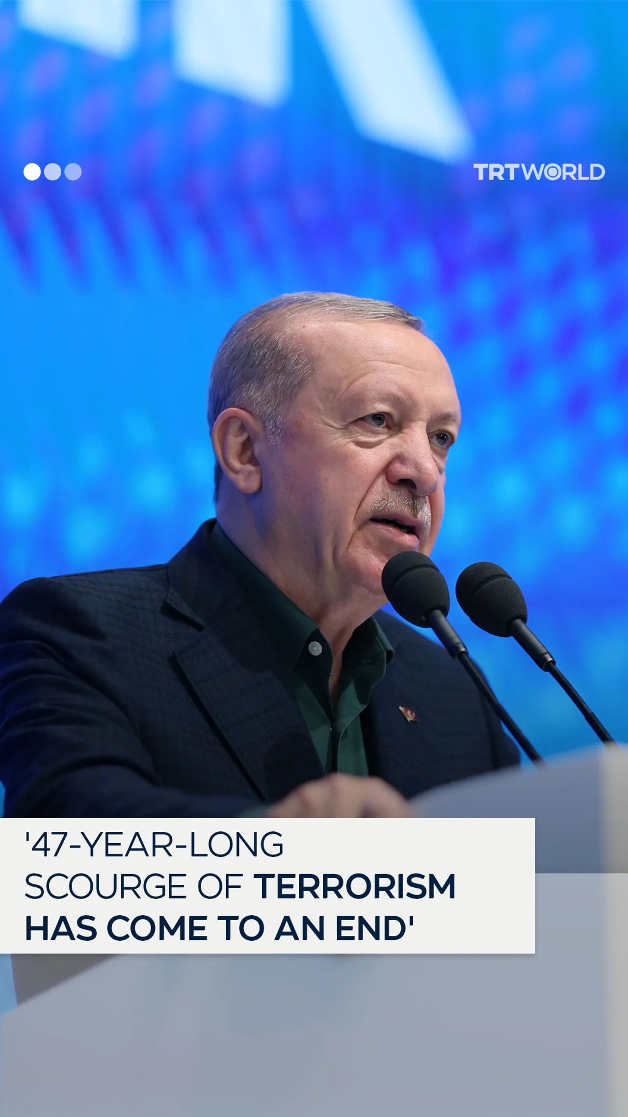 "47-year-long scourge of terrorism has hopefully come to an end"