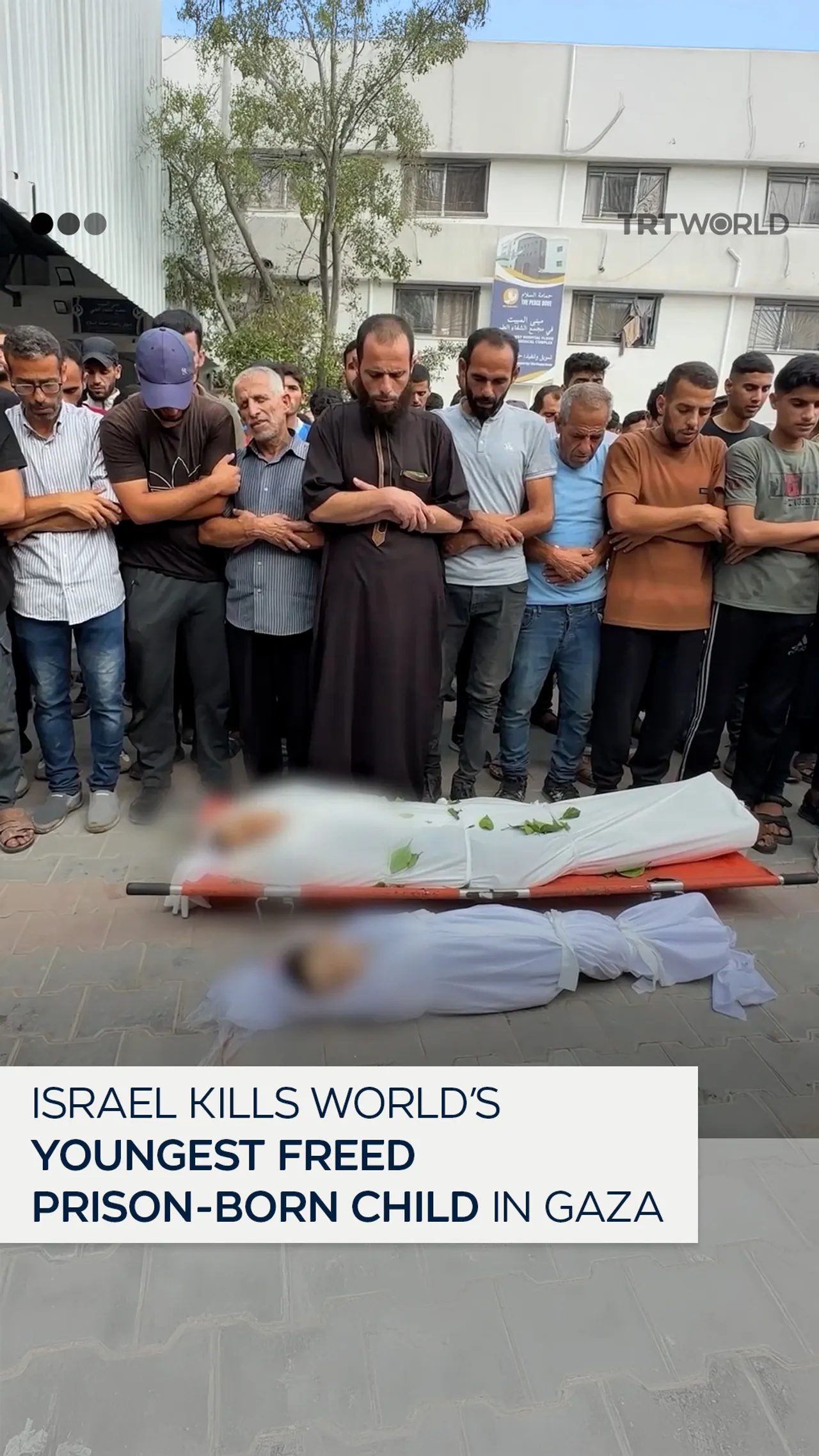 Israeli air strike kills world’s youngest freed prison-born child