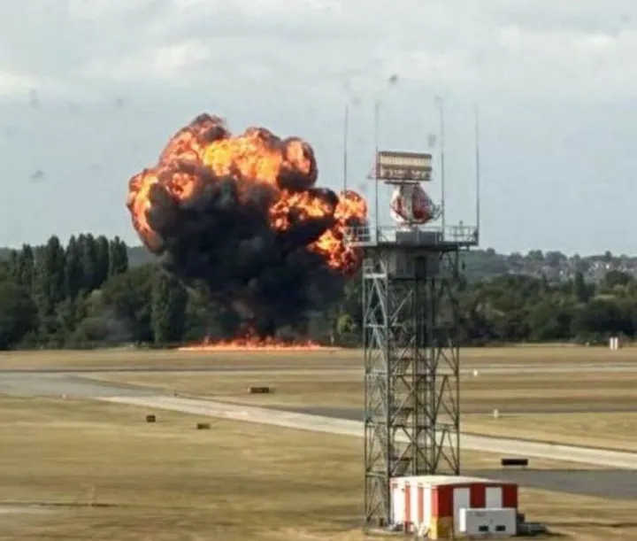 Small plane crash forces closure of London Southend Airport
