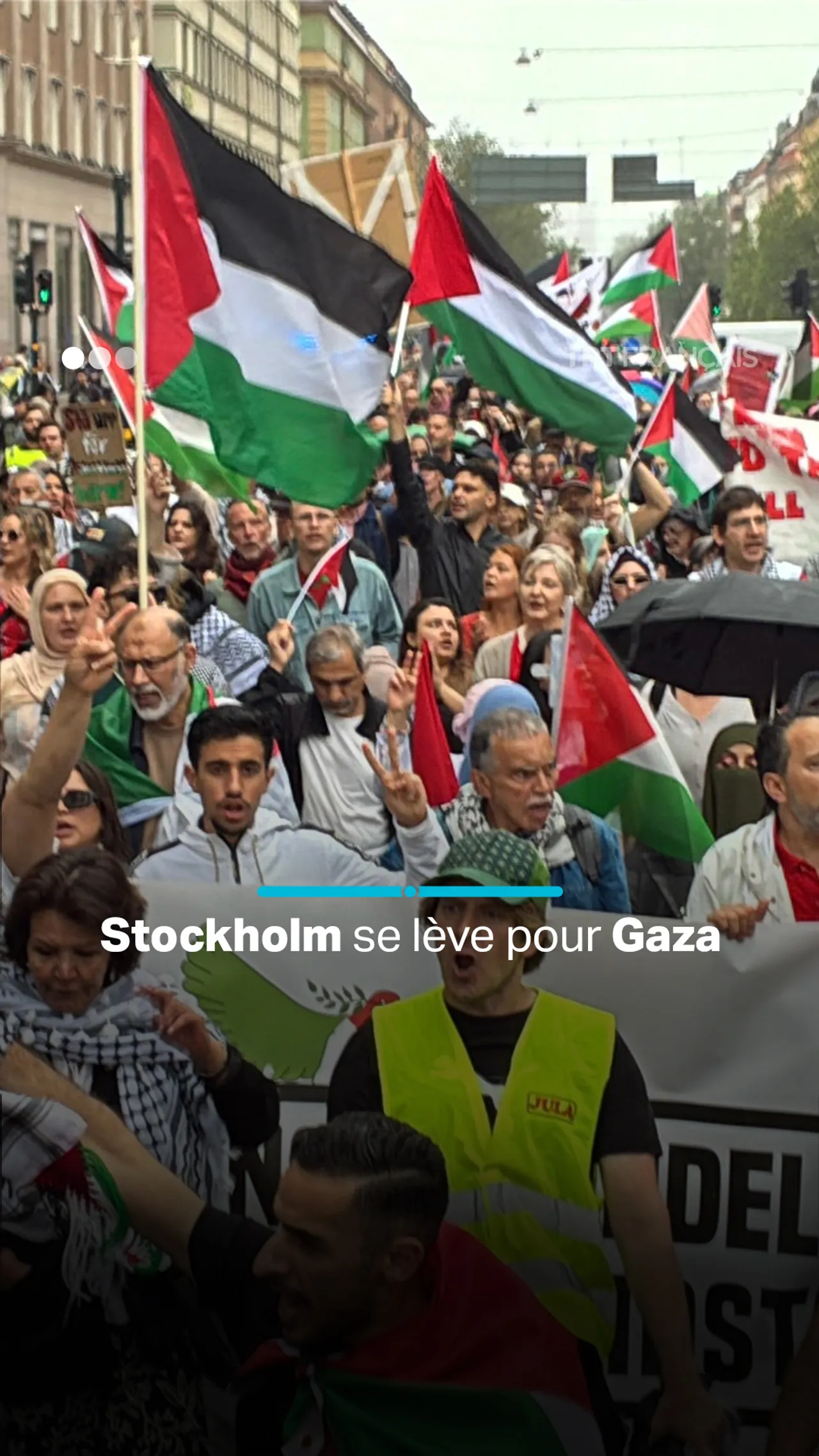 Stockholm se lève pour Gaza