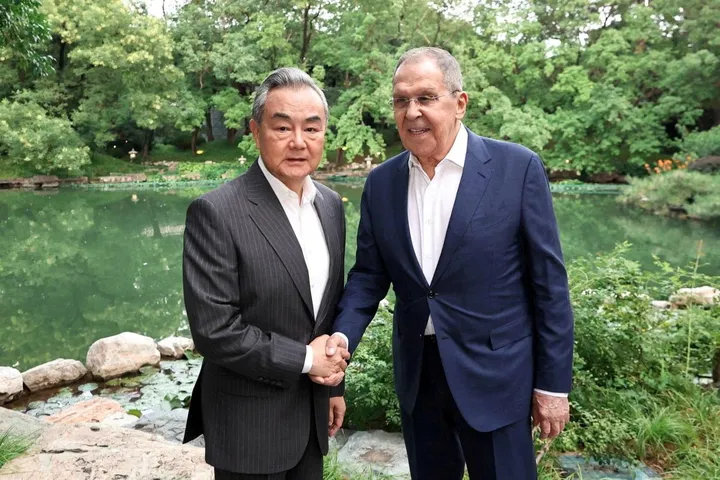 China hails 'strategic' ties with Russia in Lavrov visit