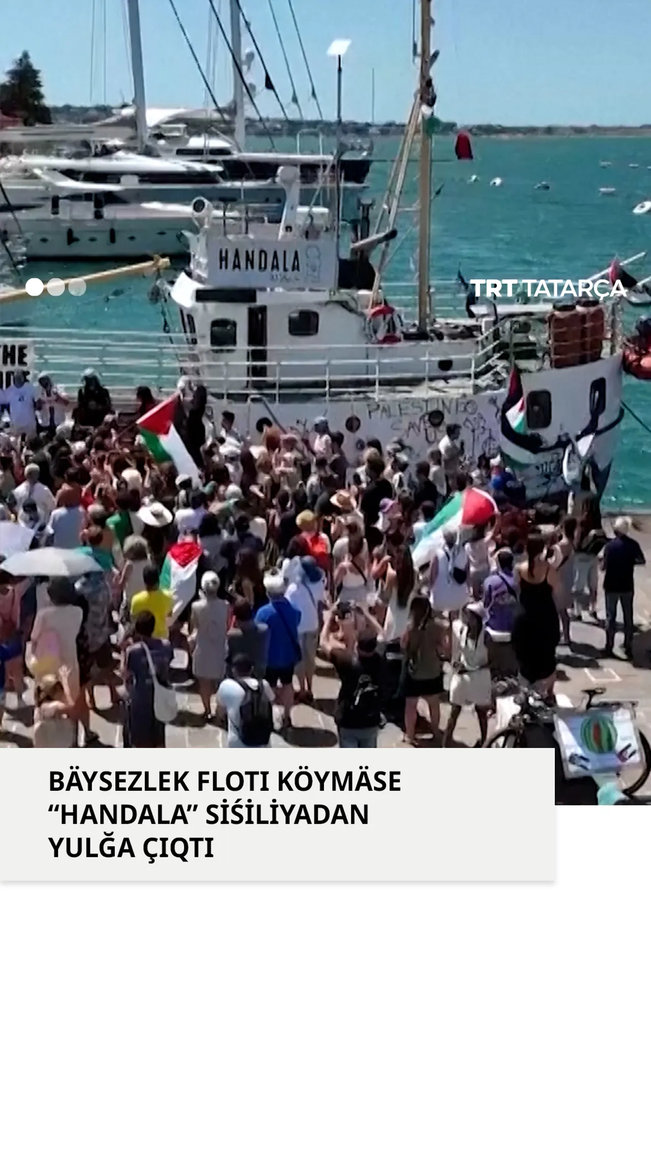 Ğazzägä baruçı Bäysezlek flotı köymäse Siśiliyadan quzğaldı