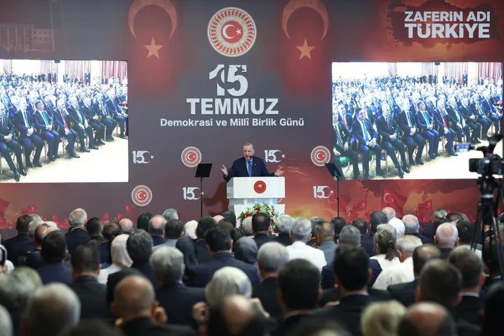 July 15 defeated coup attempt a ‘critical turning point’ in Türkiye’s history: Erdogan
