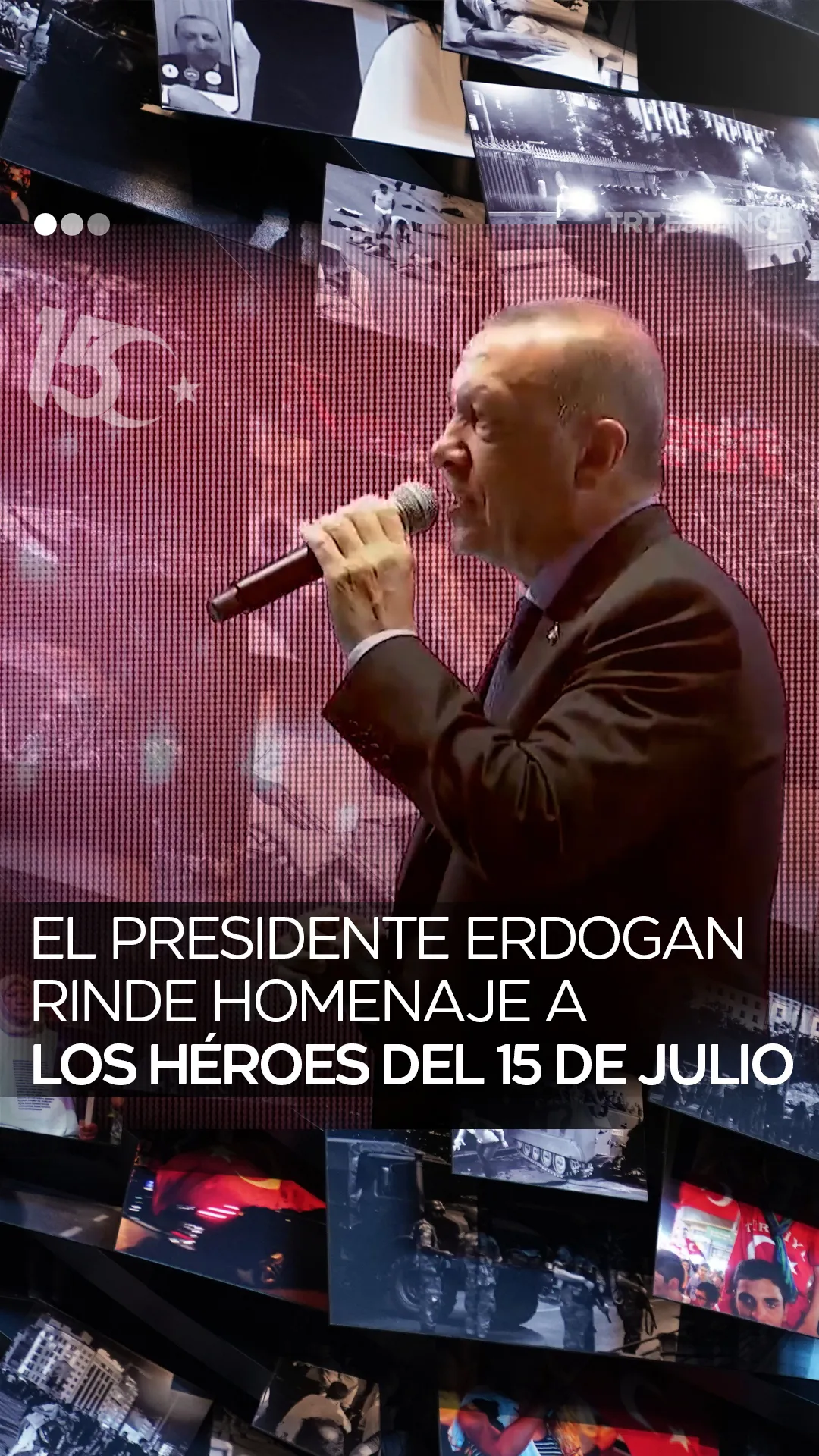 El presidente Erdogan rinde homenaje a los héroes del 15 de julio