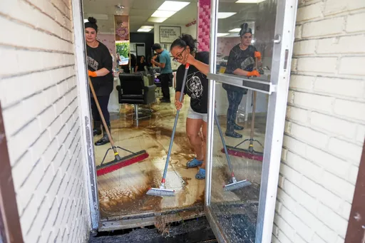 سیلاب در نیوجرسی جان دو تن را گرفت