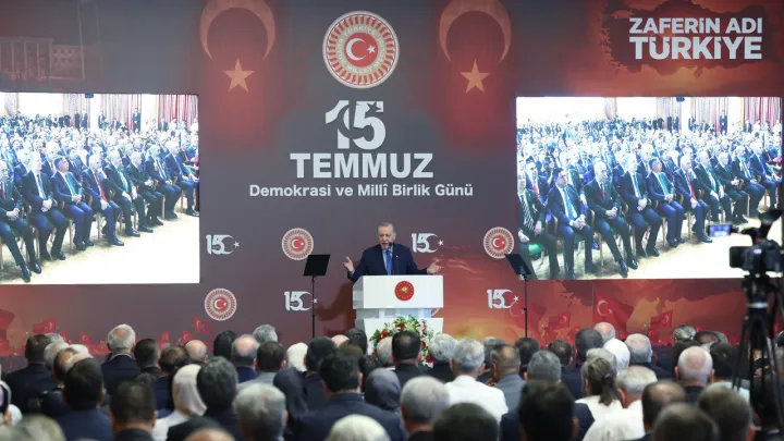 رئیس‌جمهور اردوغان: شب ۱۵ جولای، یکی از حساس‌ترین نقاط عطف تاریخ ترکیه بود