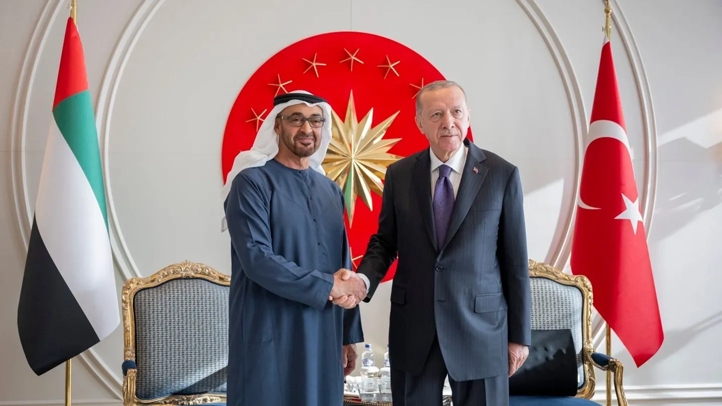 رئيس الإمارات يزور تركيا الأربعاء تلبية لدعوة الرئيس أردوغان