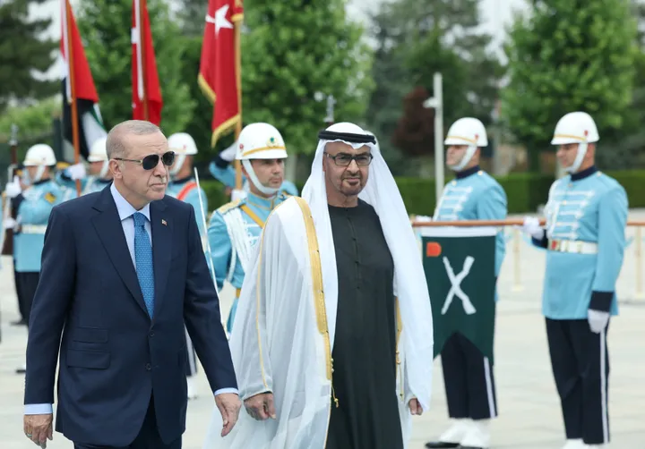 Նախագահ Էրդողանը հեռախոսազրույց է ունեցել Արաբական Միացյալ Էմիրությունների նախագահի հետ