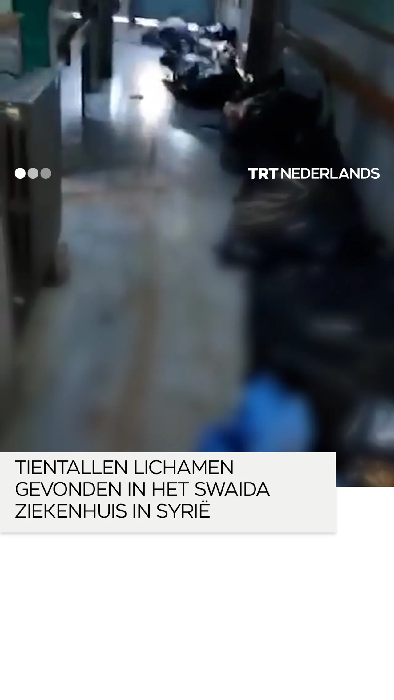 Tientallen lichamen gevonden in Swaida Nationaal Ziekenhuis in Syrië