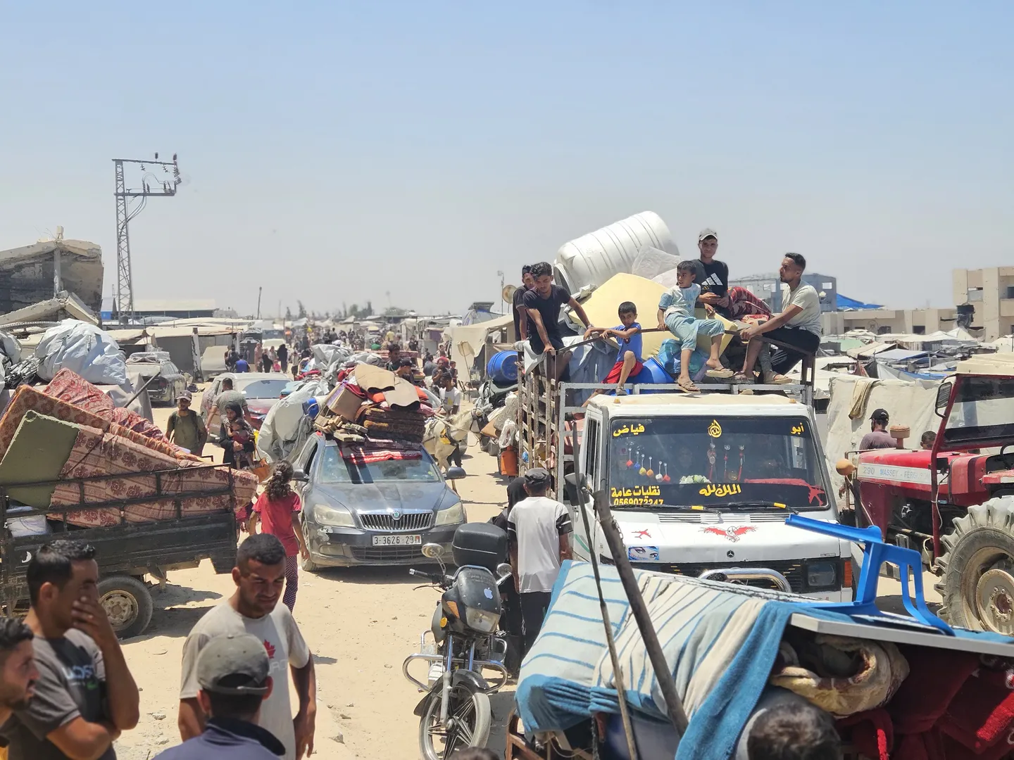 Gaza, asediada por el hambre y las bombas: más de 730.000 desplazados desde marzo, según la ONU