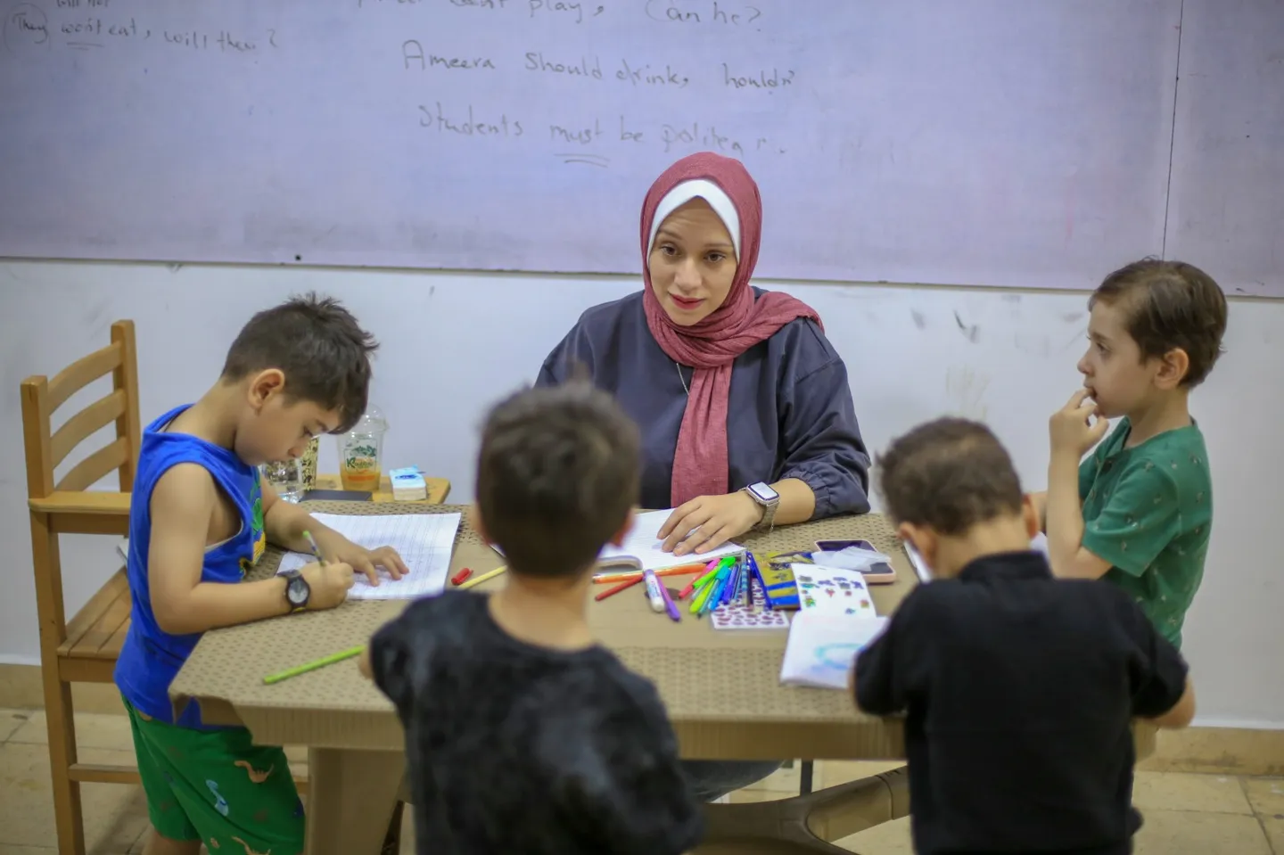 Mësueset palestineze që nuk e harruan misionin e tyre