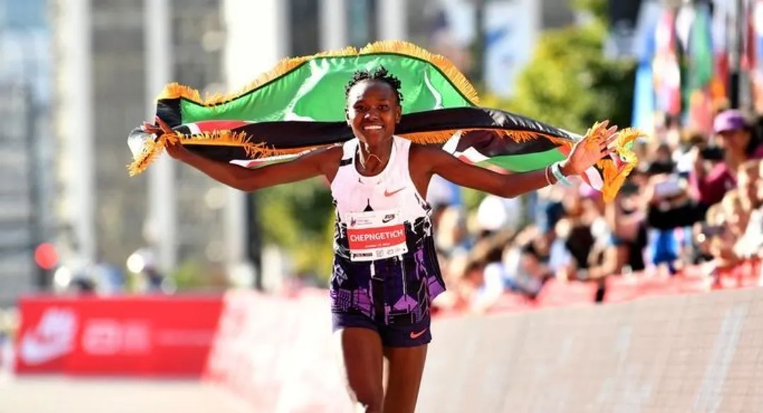 La championne kényane Chepngetich, recordwoman du monde, suspendue pour dopage