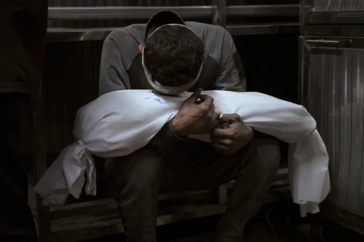 Palestinian child killed in Israeli naval strike on displacement tents in southern Gaza