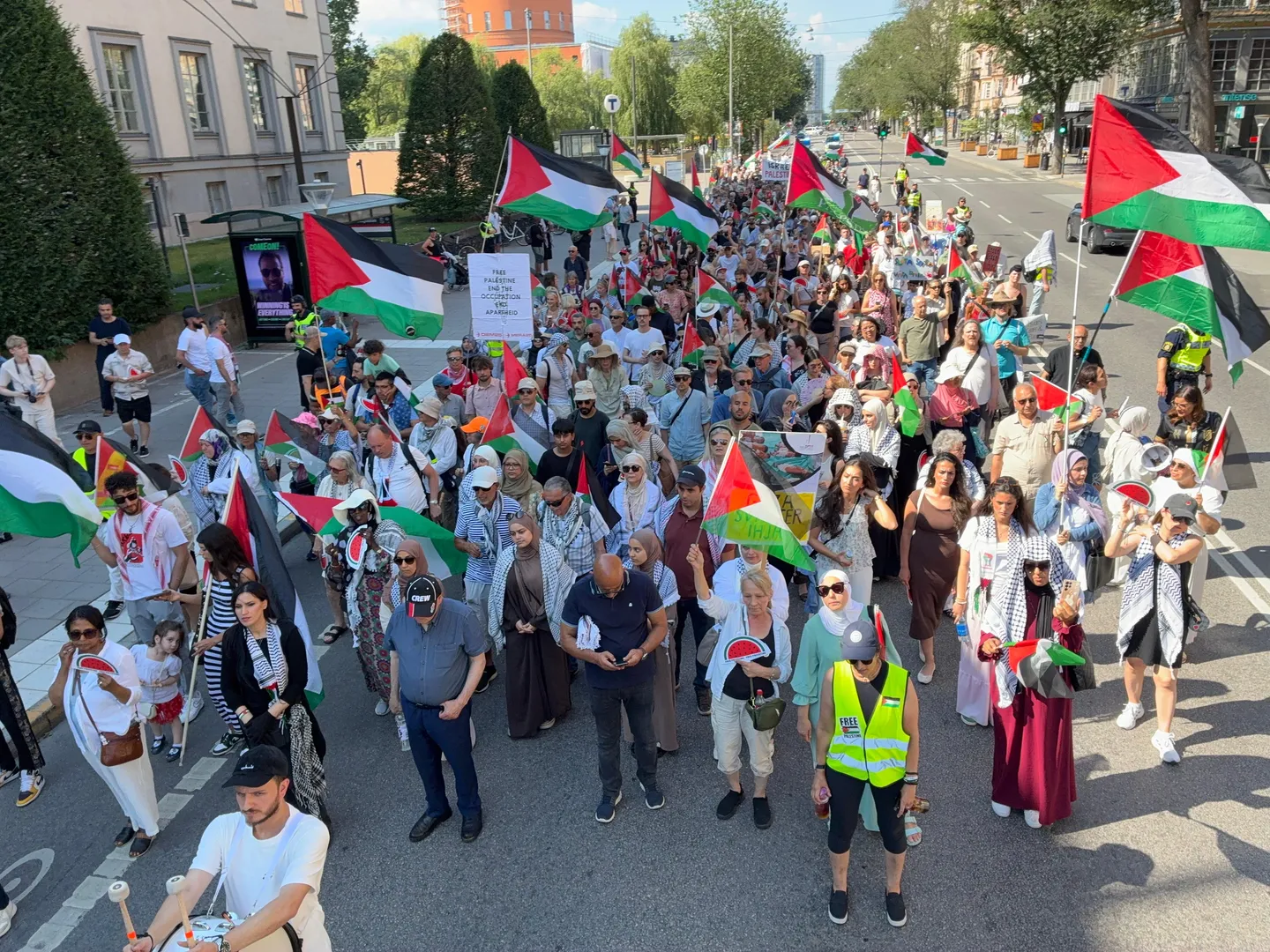 Швеция протестует против Израиля