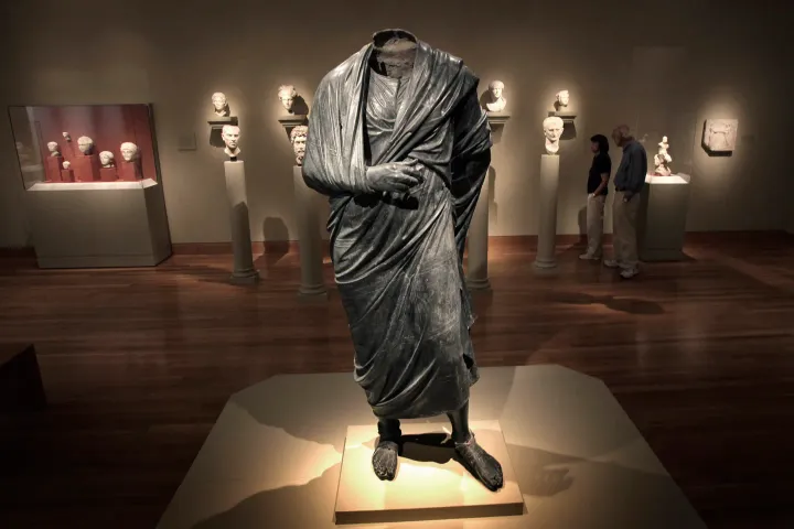Rimpatria la statua di Marco Aurelio dopo 65 anni