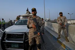 Nine militants killed, three officers wounded in clash with Pakistani forces
