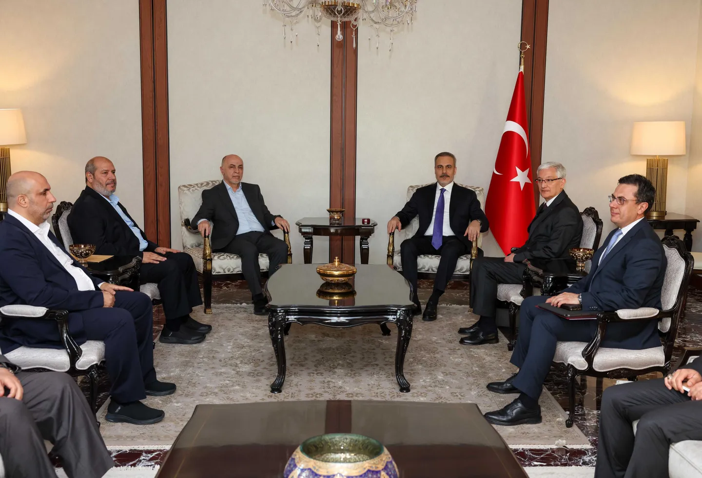 Turkish FM Hakan Fidan, Hamas delegation meet in Ankara