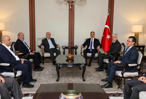Türkiyә XİN rәhbәri H.Fidan Ankarada “Hәmas” nümayəndə heyəti ilə görüşüb