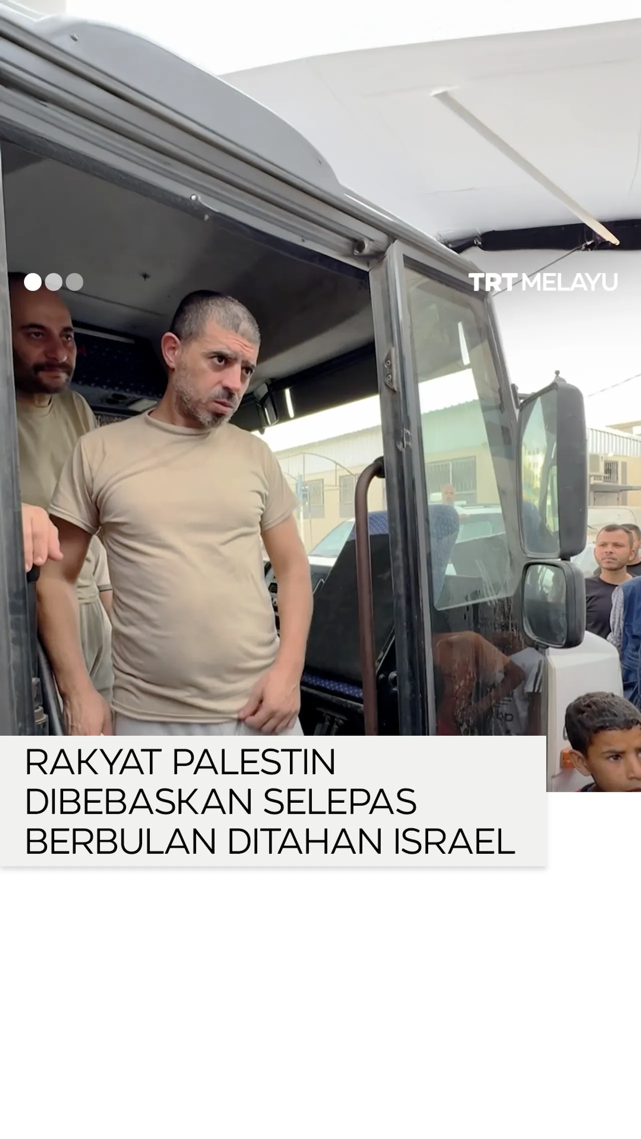 Rakyat Palestin dibebaskan selepas berbulan ditahan Israel