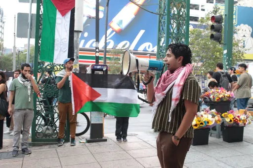A miles de kilómetros de distancia, mexicanos alzan su voz y toman acción por Palestina