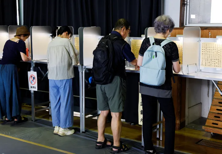 Japan's voters head to polls in Upper House election in crucial test for Ishiba's minority govt