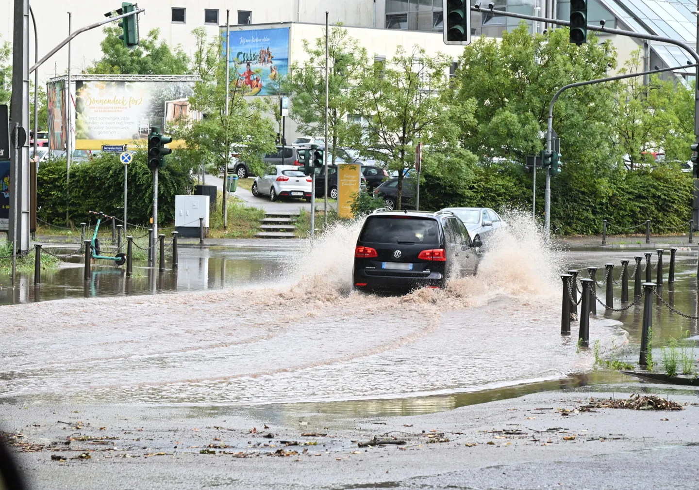Wetterdienst warnt vor heftigem Regen