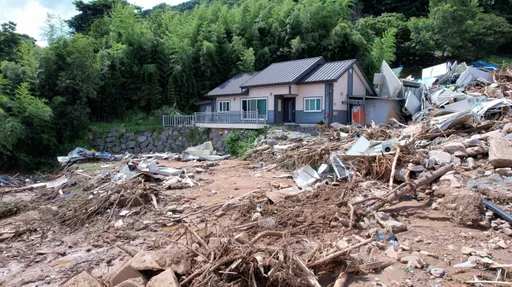 Overstromingen in Zuid-Korea: Lee verklaart zwaarst getroffen gebieden tot rampgebieden