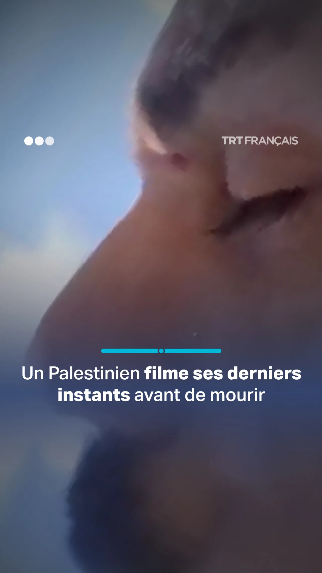 Un Palestinien filme ses derniers mots après avoir été blessé par balle par les forces israéliennes