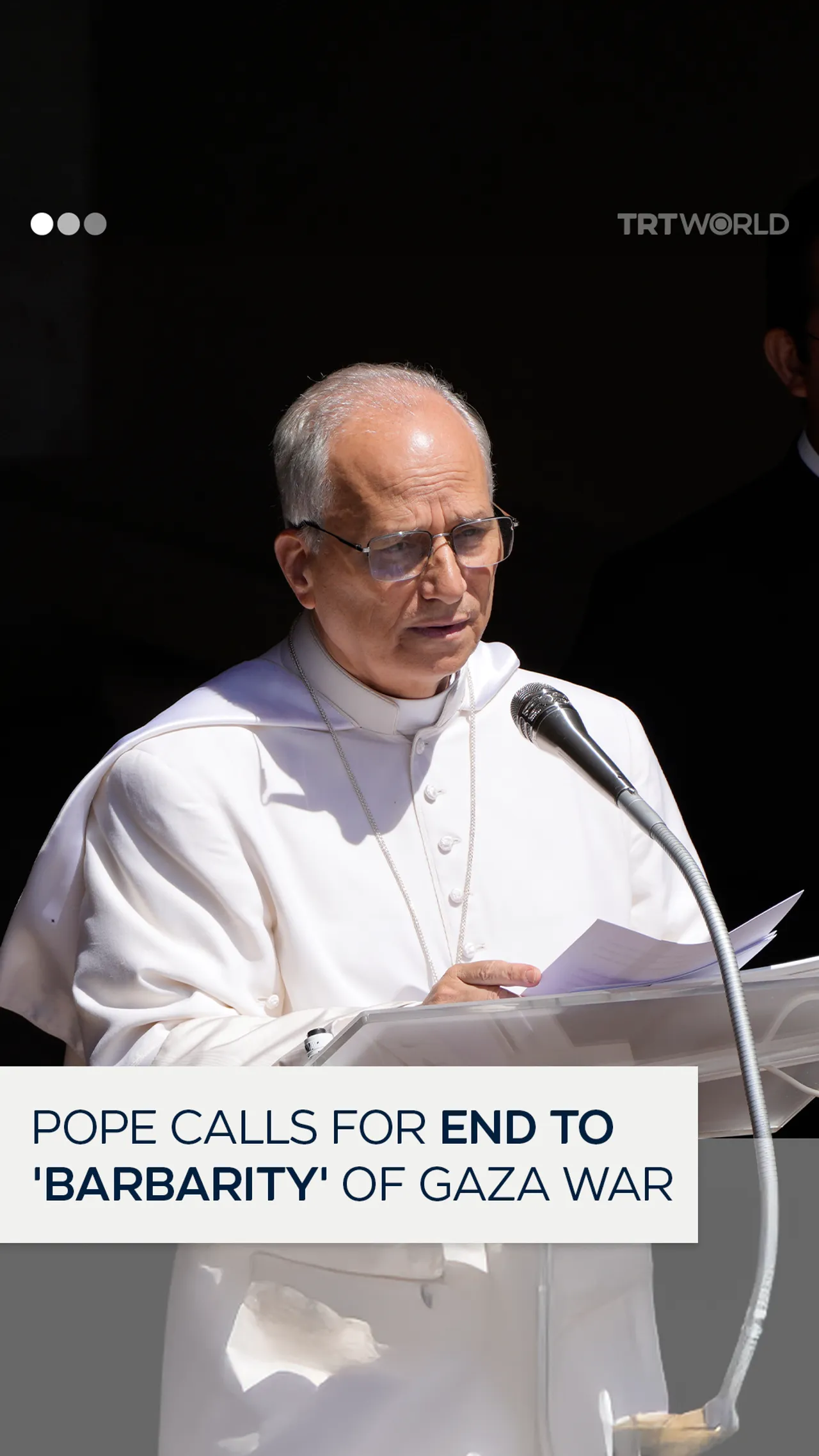 Pope Leo XIV condemns Israeli attack on Gaza church