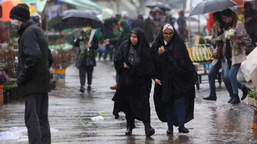 کاهش ۴۰ درصدی بارش‌ها در ایران از ابتدای سال آبی جاری