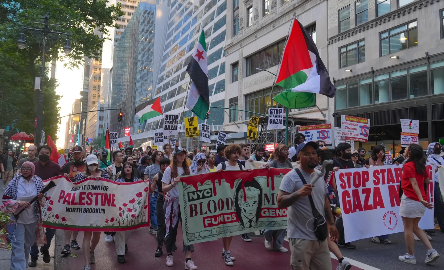 Gaza: Des manifestants à Washington et à NY demandent la fin de la guerre à Gaza et de l’affamement