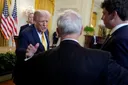 Trump welcomes tech royalty to Rose Garden dinner, but Musk is off the list