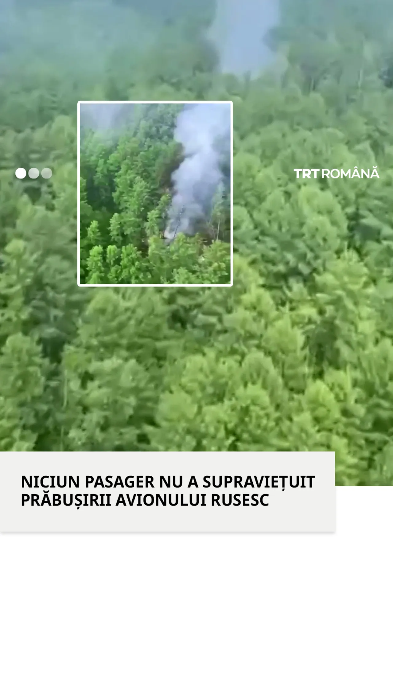 Niciun pasager nu a supraviețuit prăbușirii avionului rusesc Antonov-24