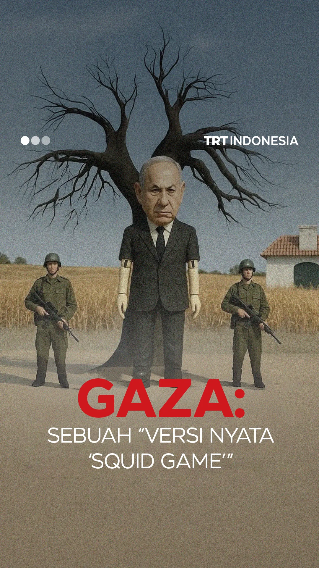 “Versi nyata dari ‘Squid Game’”: Realitas warga Palestina di Gaza dibawah pemaksaan Israel.