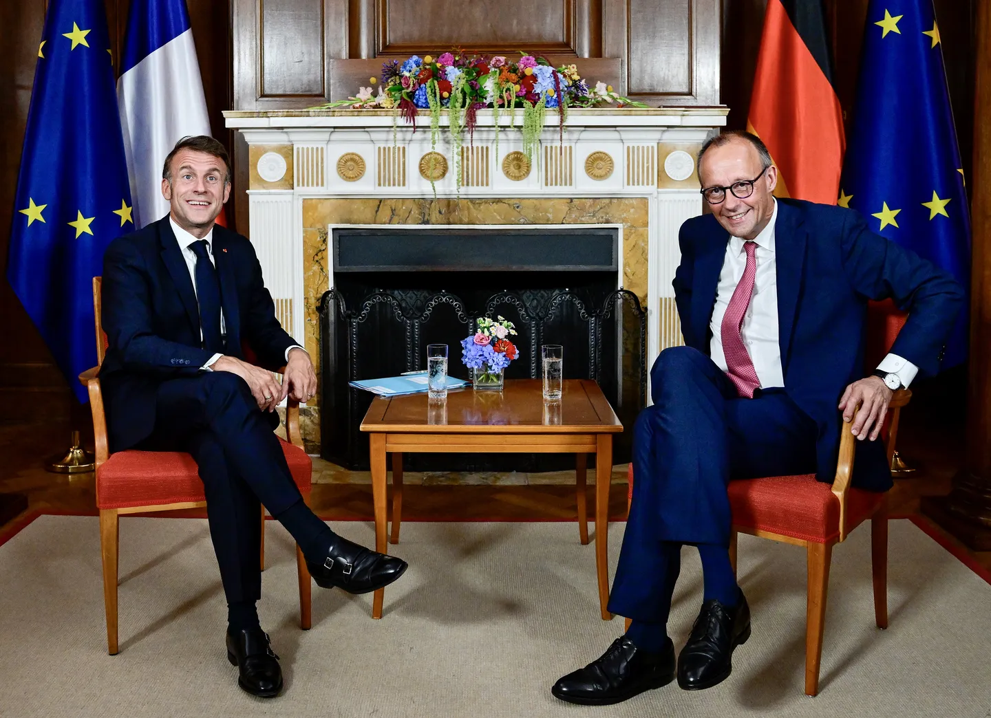 Merz und Macron betonen deutsch-französische Partnerschaft