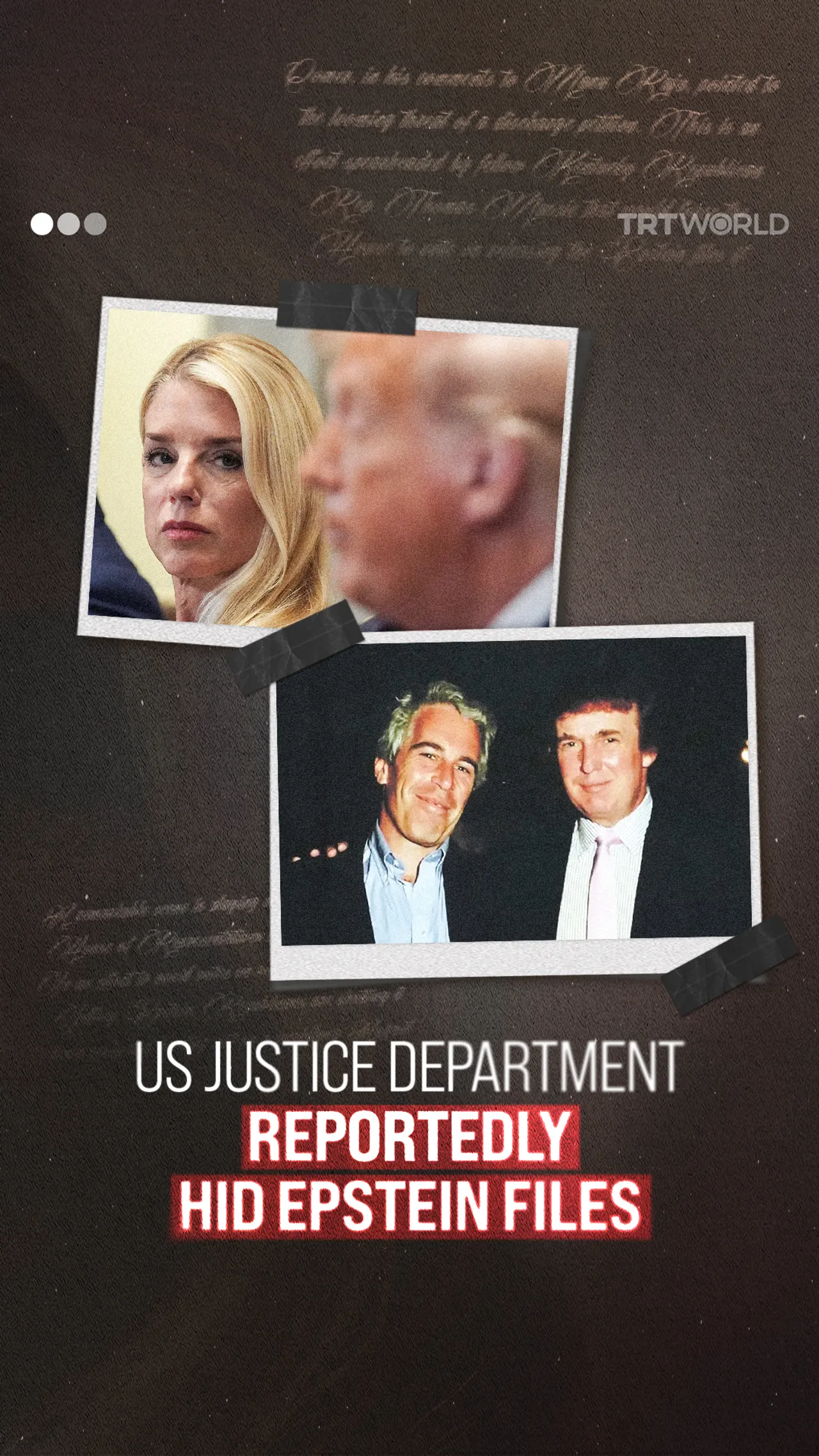US Justice Department reportedly hid Epstein files tied to Trump