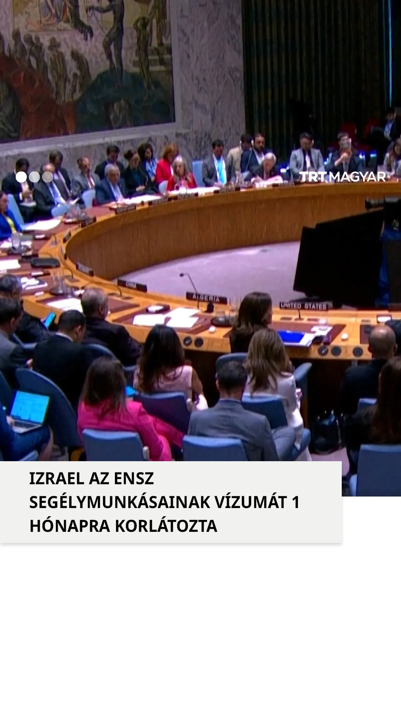 Izrael bejelentette, az ENSZ segélymunkásainak csak egy hónapos vízumot ad