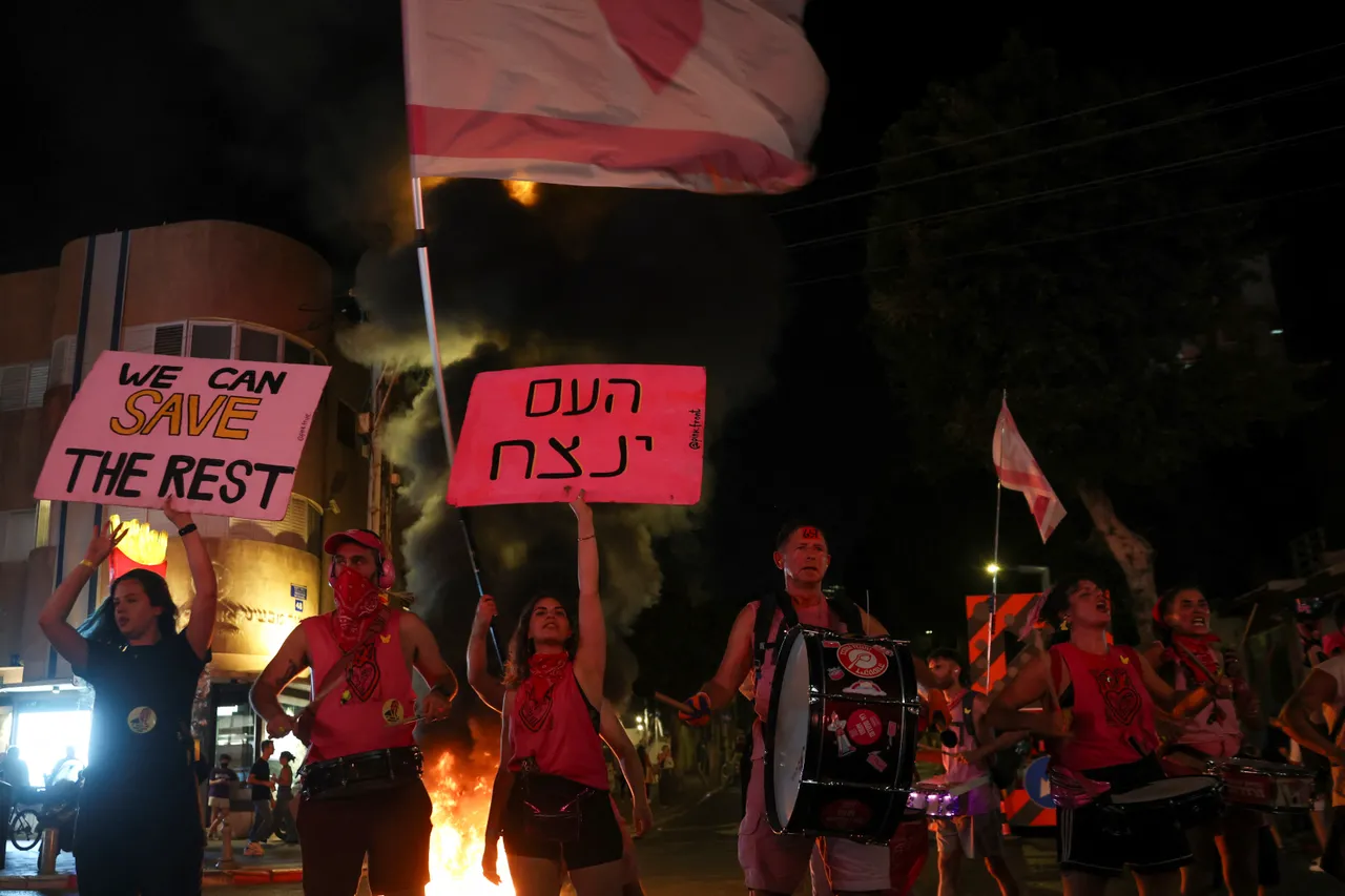 אחרי הדיון על הרחבת המבצע בעזה: מפגינים חסמו את איילון דרום בדרישה להביא את בני הערובה חזרה