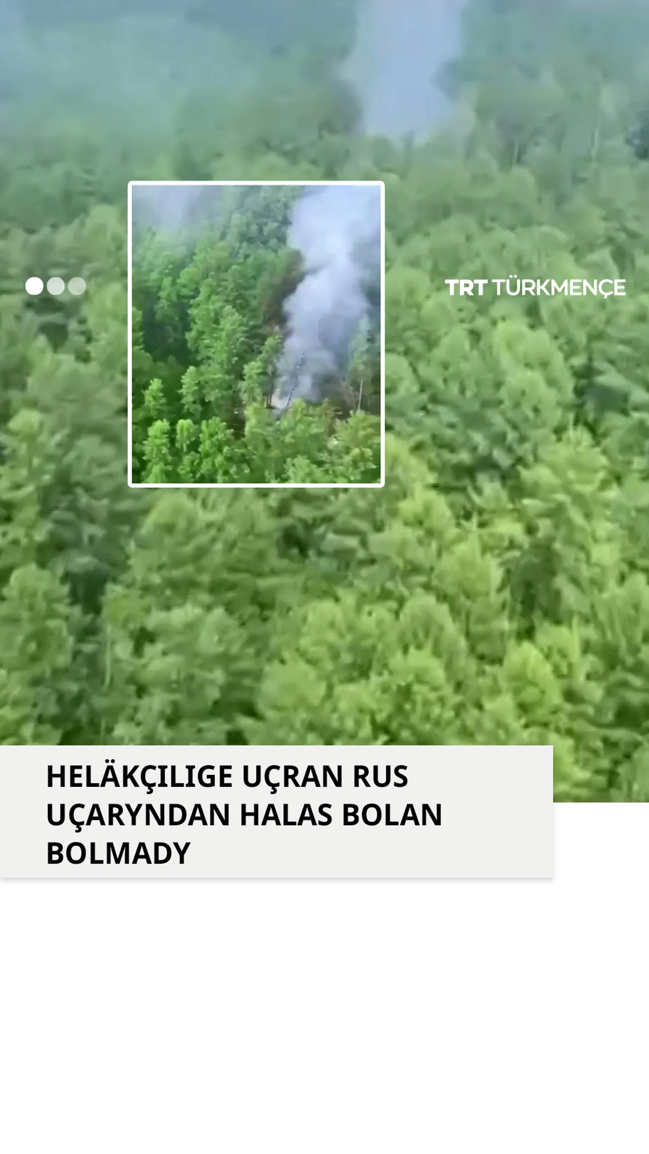Heläkçilige uçran rus uçaryndan halas bolan bolmady