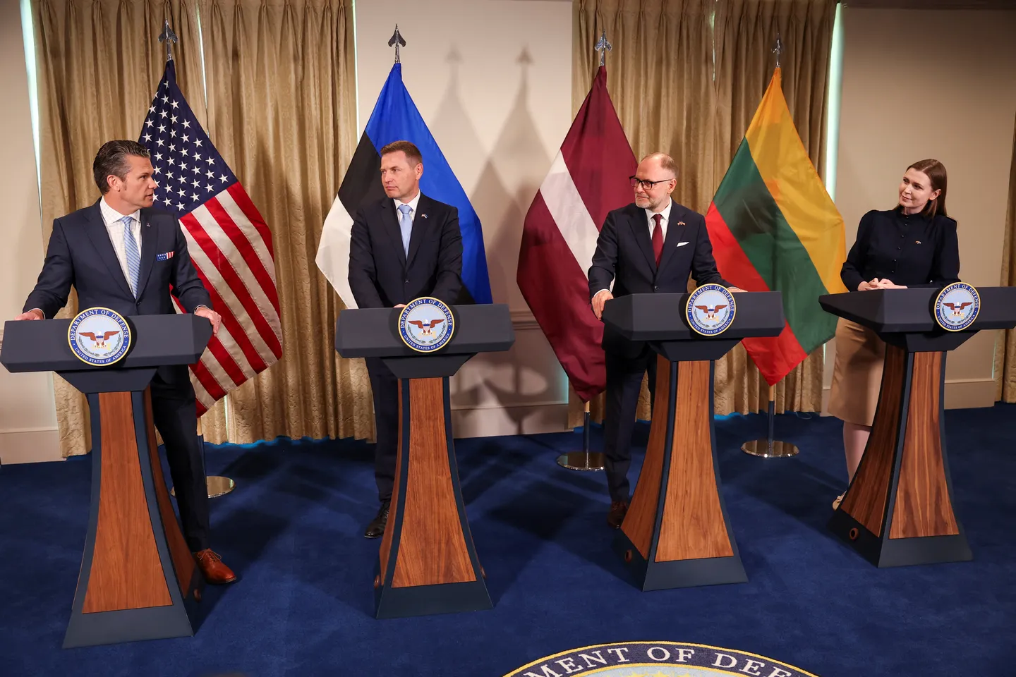 ShBA-ja, Estonia, Letonia dhe Lituania riafirmojnë përkushtimin ndaj NATO-s në mbrojtje
