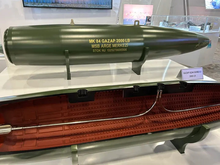 Türkiye unveils its most powerful non-nuclear aerial bomb GAZAP