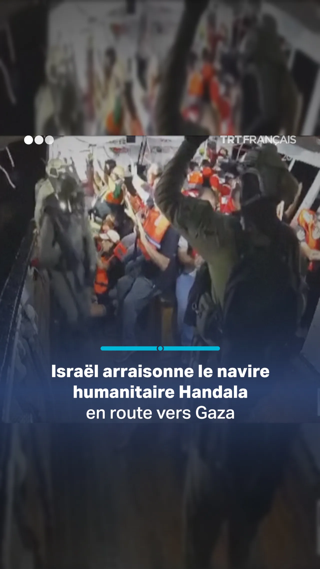 Israël arraisonne le navire humanitaire Handala en route vers Gaza