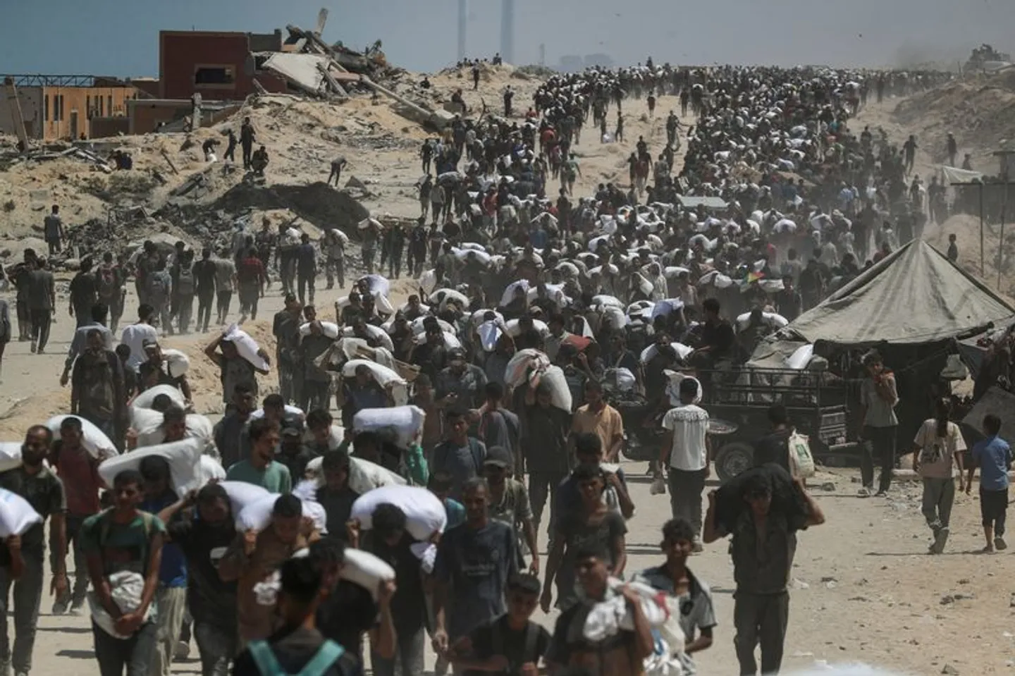 Only 73 aid trucks allowed in Gaza as starvation spreads — authorities