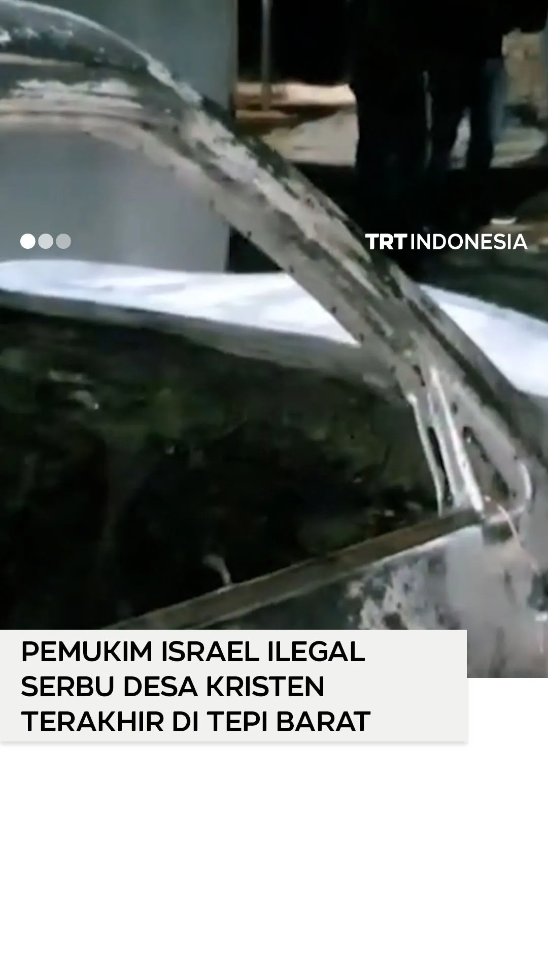 Pemukim Israel serang desa Kristen Palestina Taybeh
