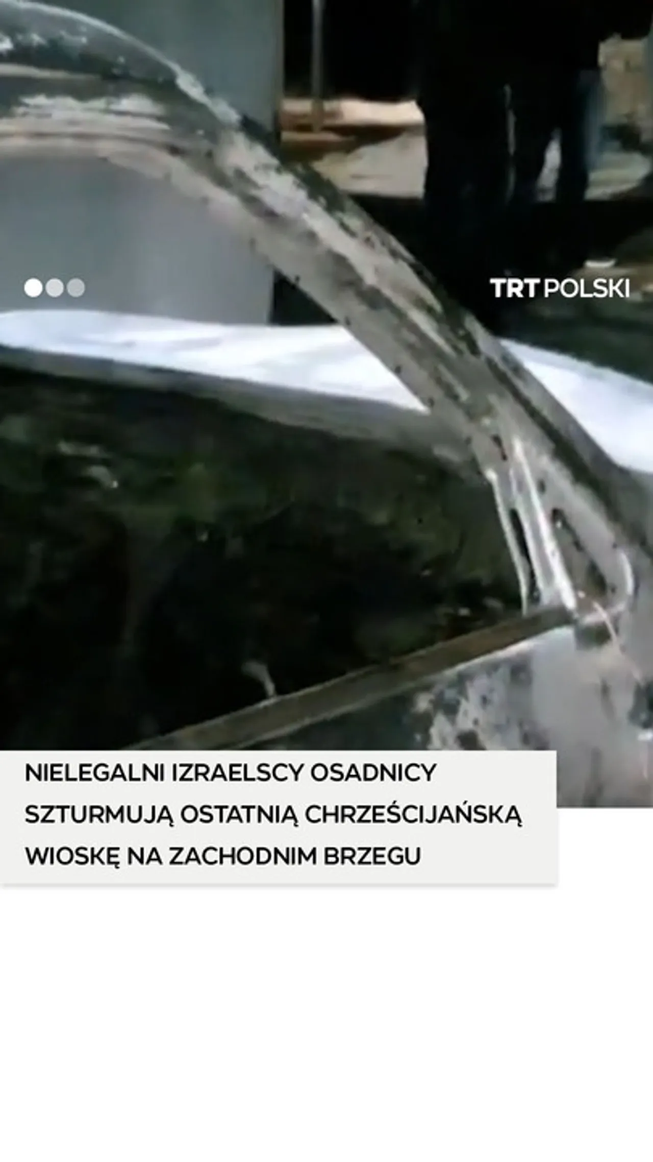Izraelscy osadnicy atakują chrześcijańską palestyńską wioskę Taybeh