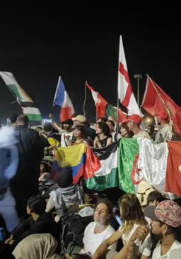 Esta colombiana, casada con un palestino, se juega la vida por visibilizar el genocidio en Gaza